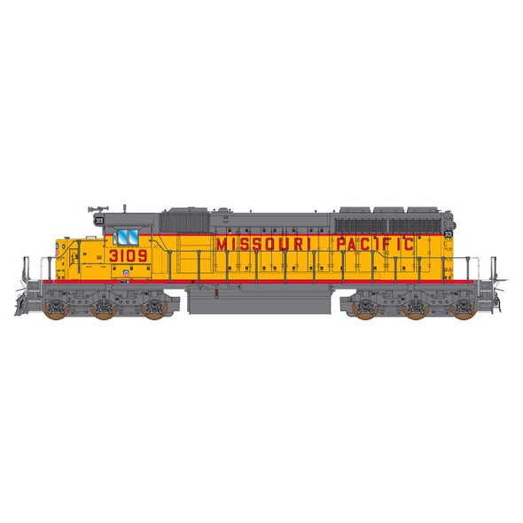 Pre-Order - InterMountain 49385(S)-4 - EMD SD40-2 w/ LokSound 5 Sound & DCC Missouri Pacific (MP) 3136 - HO Scale