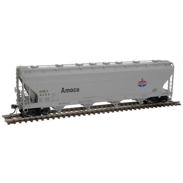 Atlas 20006903 - ACF 5250 Centerflow Covered Hopper Amoco Chemicals Corporation (AMCX) 6221 - HO Scale