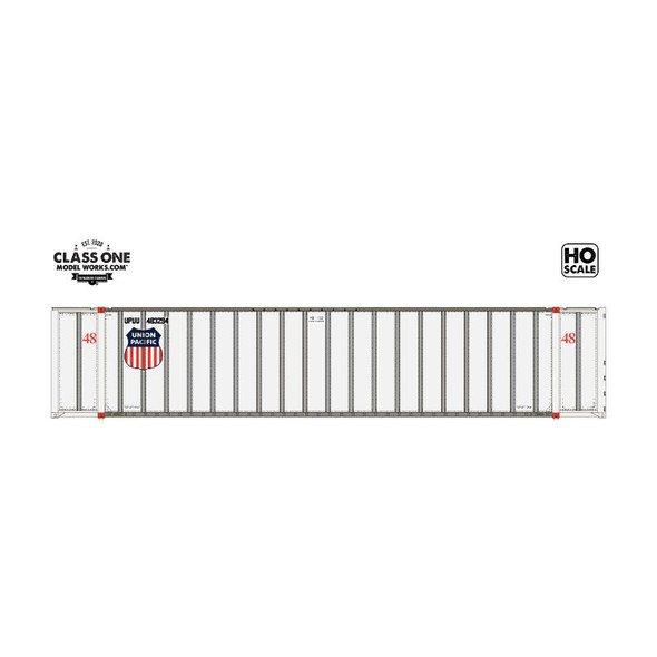 Class One Model Works CT00110 - Monon 48' Exterior-Post Containers Union Pacific (UP) 483002 / 483289 - HO Scale