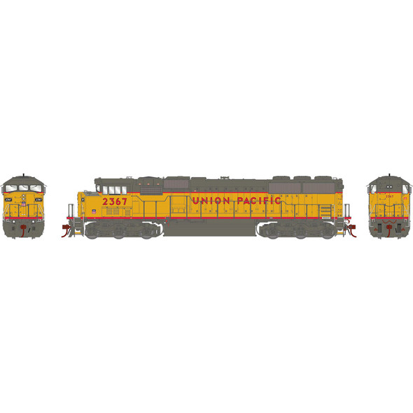 Pre-Order - Athearn Genesis 75535 - EMD SD60M "TRICLOPS" Union Pacific (UP) 2367 - HO Scale