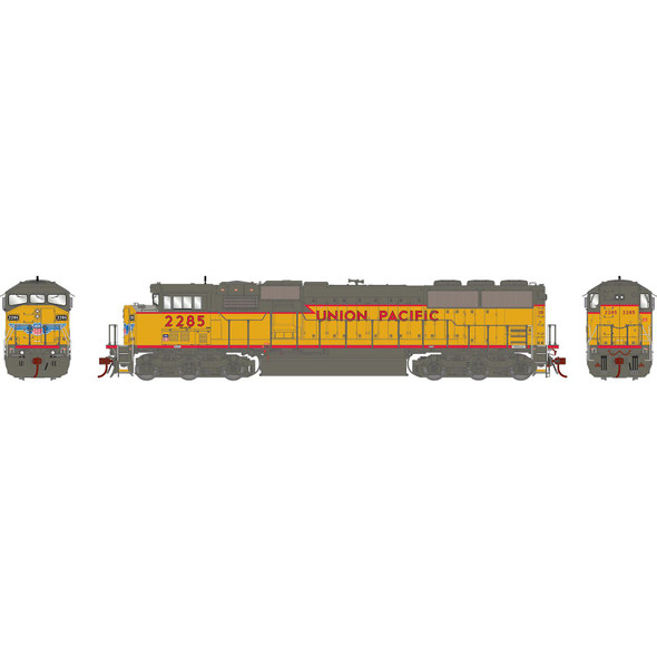 Pre-Order - Athearn Genesis 75533 - EMD SD60M "TRICLOPS" Union Pacific (UP) 2285 - HO Scale