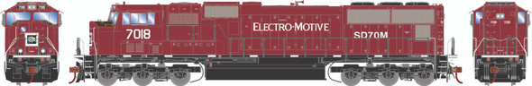 Pre-Order - Athearn Genesis 71121 - EMD SD70M Electro-Motive Diesel Demonstrator (EMDX) 7018 - HO Scale