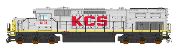 Pre-Order - InterMountain 69426-01 - EMD SD40T-2 Kansas City Southern (KCS) 6100 - N Scale