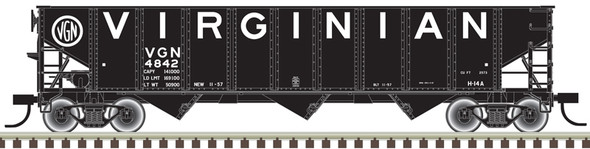 Atlas 20006930 - AAR 70 Ton 3-Bay Open Hopper Virginian (VGN) 4842 - HO Scale