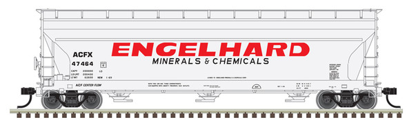 Atlas 20006935 - ACF® 4650 Centerflow Hopper Engelhard (ACFX) 47471 - HO Scale