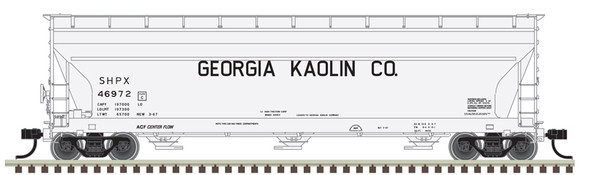 Atlas 20006936 - ACF® 4650 Centerflow Hopper Georgia Kaolin (SHPX) 46965 - HO Scale