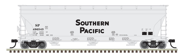 Atlas 20006953 - ACF® 4650 Centerflow Hopper Southern Pacific (SP) 496605 - HO Scale