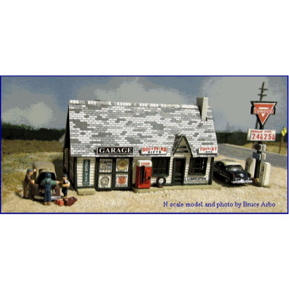 Blair Line 081 - Ernies Gas Station   - N Scale Kit