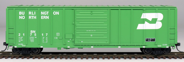 InterMountain 47504-42 - PS 5277 Cu. Ft. Exterior Post Boxcar  Burlington Northern (BN) 217716 - HO Scale