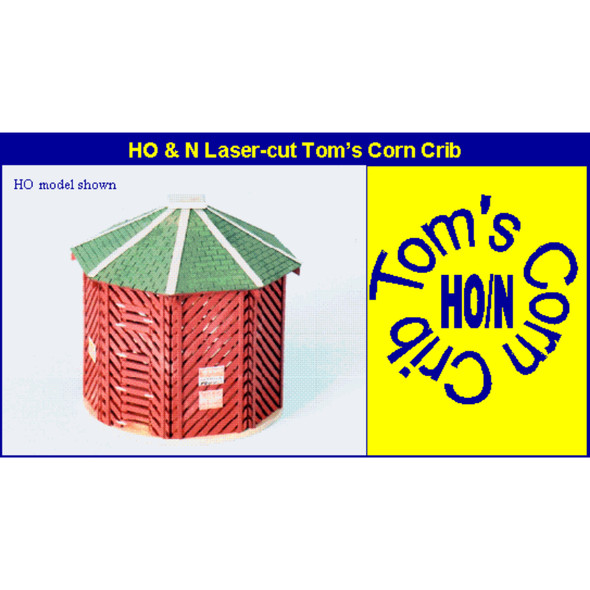 Blair Line 091 - Tom's Corn Crib - Laser Cut - N Scale Kit