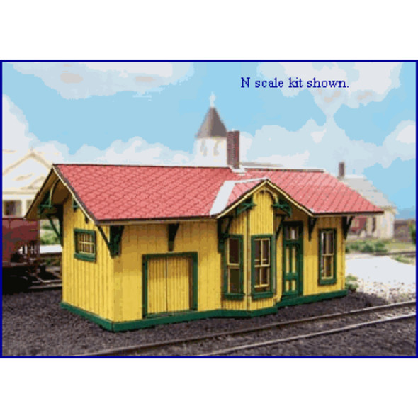 Blair Line 093 - Boston Depot - Laser Cut - N Scale Kit