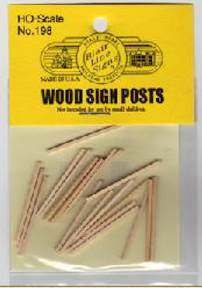 Blair Line 098 - Wood Posts - N Scale