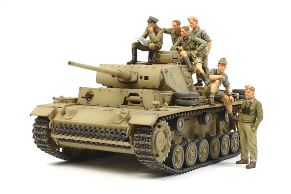 Tamiya 32405 - German Panzer III AUSF.L w/ Rommel and Dak Tank Crew Germany  - 1:35 Scale Kit