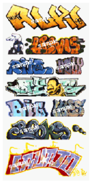 Blair Line 1245 Graffiti Decals - Mega Set #2 - N Scale