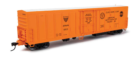 Walthers Mainline 910-3972 - 57' Mechanical Reefer American Refrigerator Transit (ARMN) 653 - HO Scale