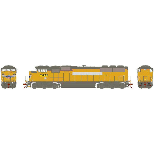 Athearn Genesis 75531 - EMD SD60M "TRICLOPS" Webb Asset Management/Watco (WAMX) 6028 - HO Scale