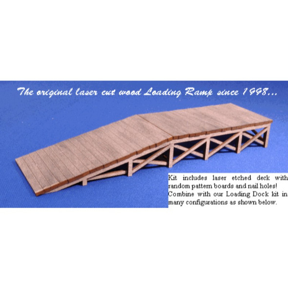 Blair Line 174 - Laser Cut Loading Ramp Kit - HO Scale