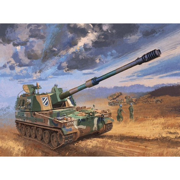 Academy 13219 - R.O.K. ARMY K9 THUNDER SELF-PROPELLED HOWITZER Korea  - 1:35 Scale Kit