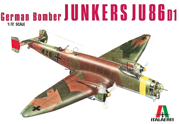 Italeri 0114 - Junkers JU86D1 Germany  - 1:72 Scale Kit