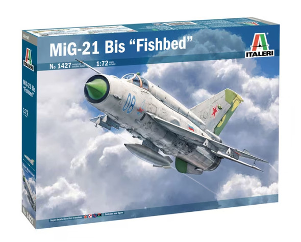 Italeri 1427 - MiG-21 Bis "Fishbed" Russia  - 1:72 Scale Kit