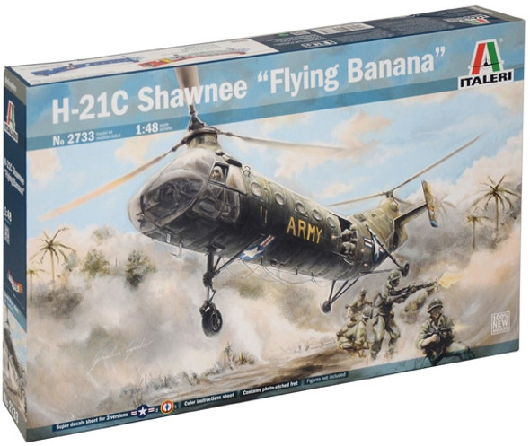 Italeri 2733 - H-21C Shawnee "Flying Banana" United States  - 1:48 Scale Kit