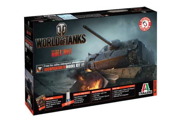 Italeri 36510 - World of Tanks - Jagpanzer IV Germany  - 1:35 Scale Kit