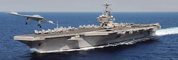 Italeri 5534 - USS George H.W. Bush CVN 77 United States  - 1:720 Scale Kit