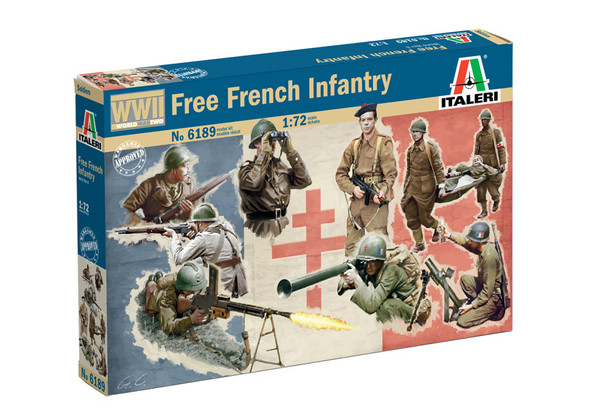 Italeri 6189 - French Infantry France  - 1:72 Scale Kit