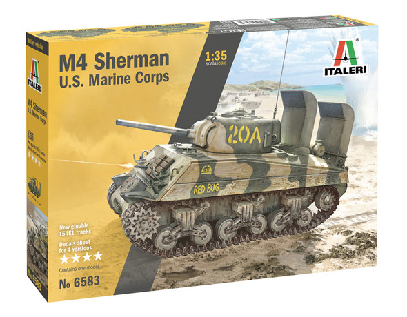 Italeri 6583 - M4A2 U.S. Marine Corps United States  - 1:35 Scale Kit