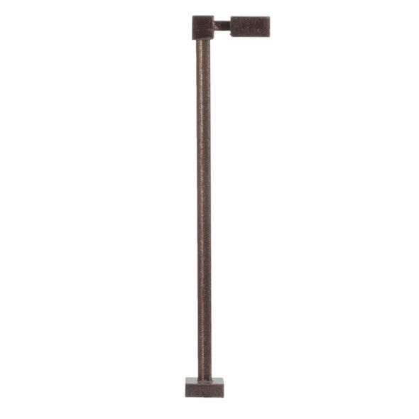 Atlas 70000202 - SINGLE ARM SQUARE LIGHT, BRONZE, 15FT, COOL WHITE LED [3-PACK]  - HO Scale