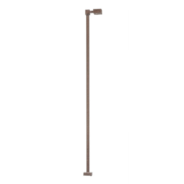 Atlas 70000205 - SINGLE ARM SQUARE LIGHT, BRONZE, 30FT, WARM LED [3-PACK]  - HO Scale