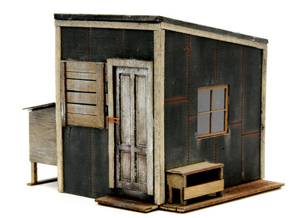 Banta Modelworks 2144 - Lineside Shed  - HO Scale Kit