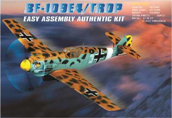 Hobby Boss 80261 - Bf109 E4 Trop Germany  - 1:72 Scale Kit