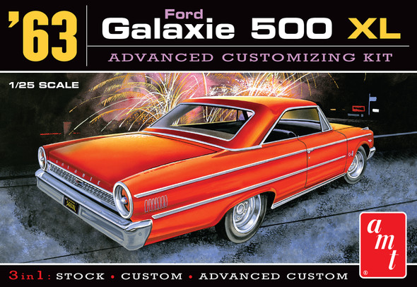 AMT 1186 - 1963 Ford Galaxie  - 1:25 Scale Kit