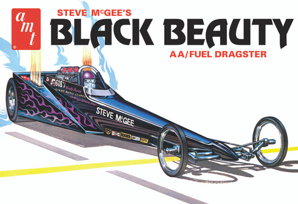 AMT 1214 - Steve Mcgee Black Beauty Wedge Dragster  - 1:25 Scale Kit