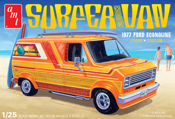 AMT 1229 - 1977 Ford Surfer Van  - 1:25 Scale Kit