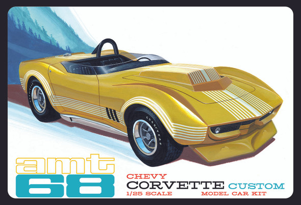 AMT 1236 - 1968 chevy Corvetter Custom  - 1:25 Scale Kit