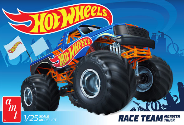 AMT 1256 - Race Team Monster Truck Hot Wheels  - 1:25 Scale Kit