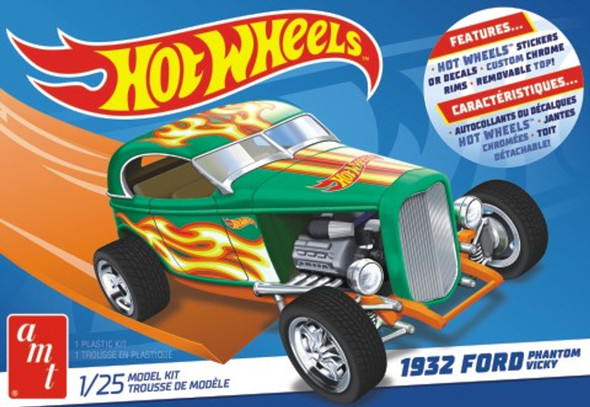 AMT 1313 - Hot Wheels 1932 Ford Phantom Vicky Car  - 1:25 Scale Kit