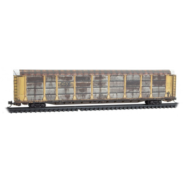 Micro-Trains Line 11144450 - 89' Tri-Level Autorack CSX ETTX 950125 - N Scale