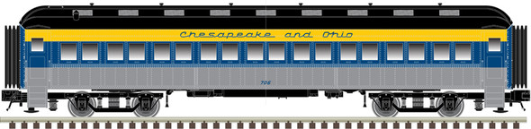 Atlas 50006257 - 60' Passenger Car Chesapeake & Ohio (C&O) 720 - N Scale