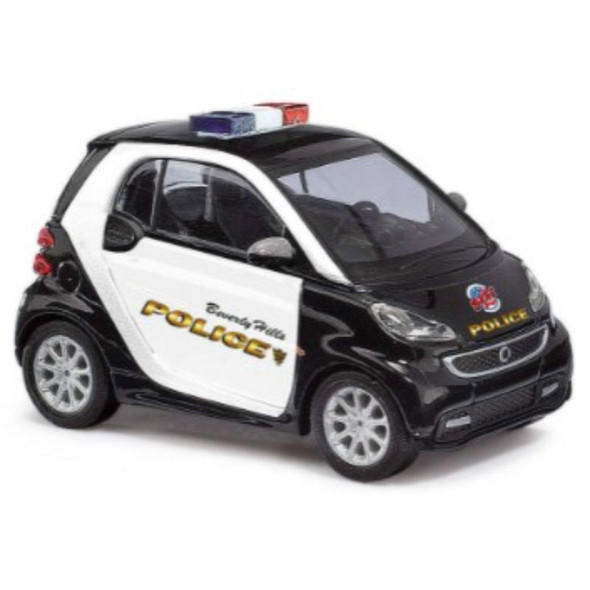 Busch 46223 - Smart Fortwo 2012 'Beverly Hills Police'    - HO Scale