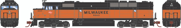 PRE-ORDER - Athearn 19191 - EMD FP45 w/ Tsunami2 DCC & Sound Milwaukee Road (MILW) 4 - N Scale