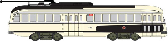 Bowser 12920 - PCC Trolley (Kansas City) Phase 1 w/ LokSound 5 Sound & DCC #725 - HO Scale