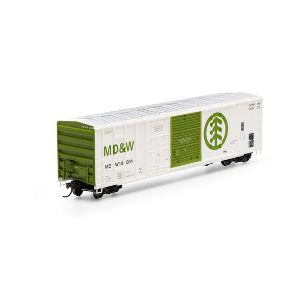 Athearn RTR 26743 - 50' FMC Combo Door Boxcar Minnesota, Dakota and Western Railway (MDW) 10004 - HO Scale