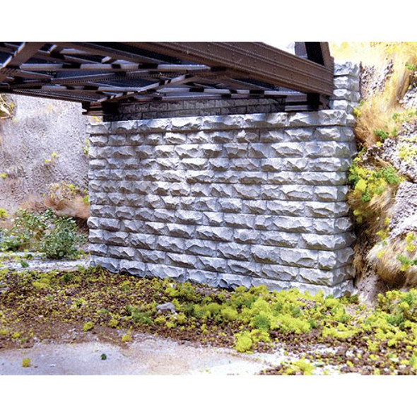 Chooch 9850 - Doulbe Stone Bridge Abutment   - N Scale