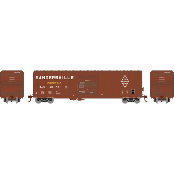 Athearn RTR 76222 - 50' PS 5344 Boxcar Sandersville Railroad (SAN) 10021 - HO Scale