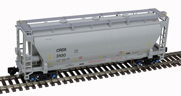 Atlas 50006207 - Trinity 3230 Pressure Differential Covered Hopper Chicago Freight Car (CRDX) 3100 - N Scale