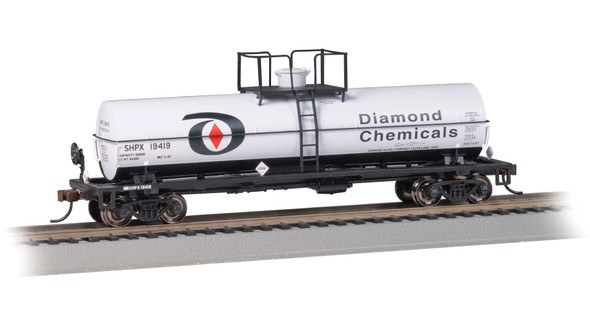 Bachmann 75801 - Chemical Tank Car Diamond Chemicals SHPX 19419 - HO Scale