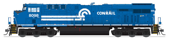 PRE-ORDER: Broadway Limited 8541 - GE ES44AC w/ Paragon4 Sound/DC/DCC Norfolk Southern (NS) 8098 Conrail Heritage - HO Scale